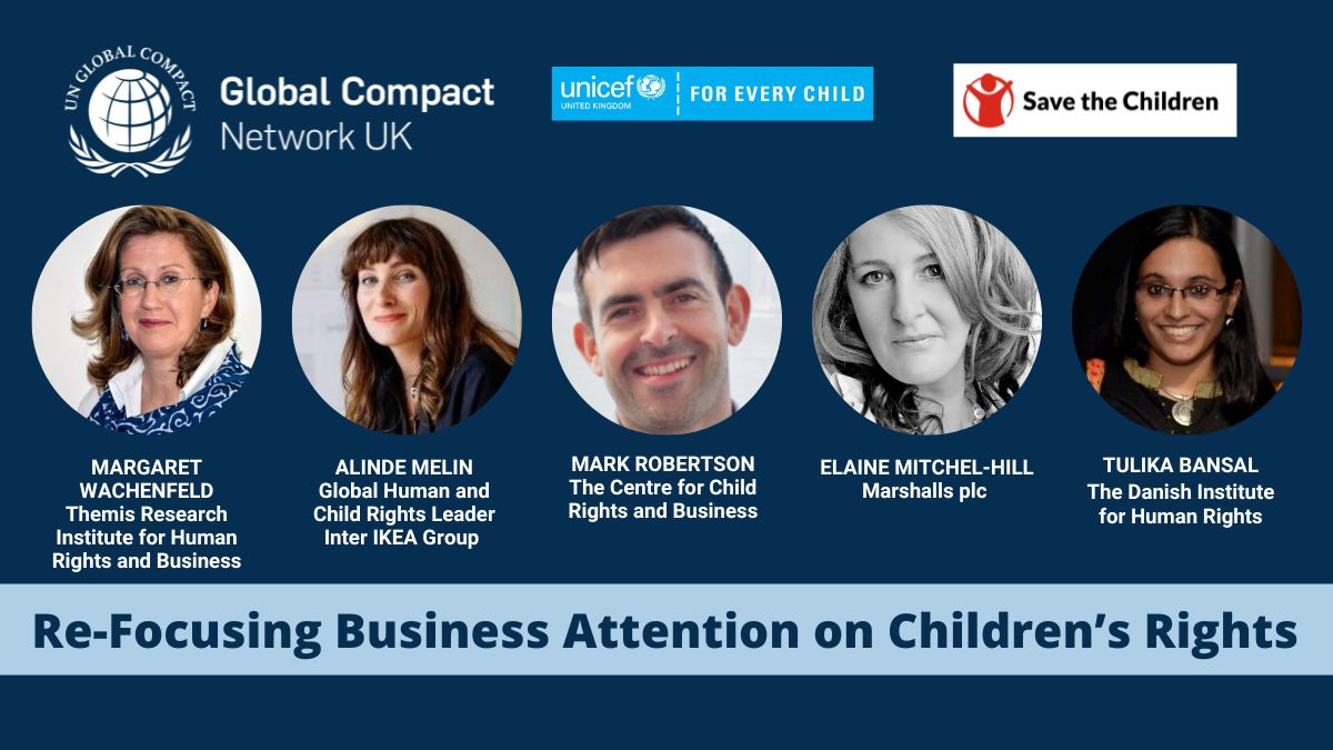 June 15 | "Re-Focusing Business Attention on Children’s Rights" Webinar